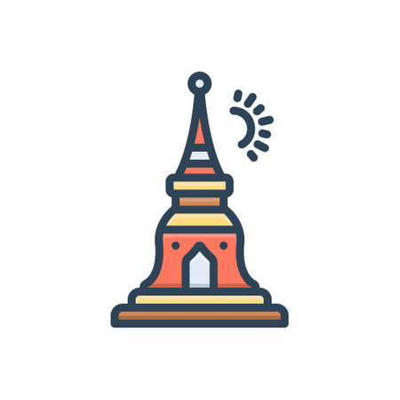Icon for thailand,religiousのイラスト素材