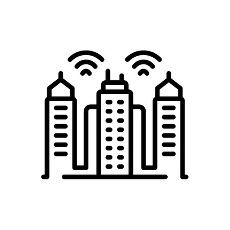 Icon for smart,cityのイラスト素材