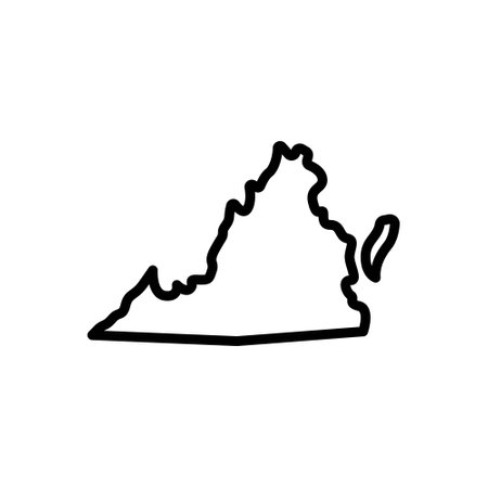 Icon for virginia,usaのイラスト素材
