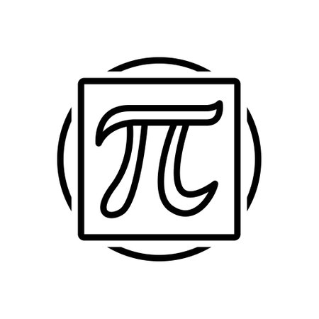 Icon for pi,greek letterのイラスト素材