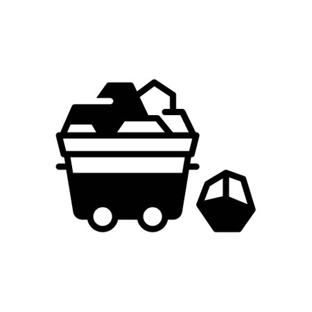 Icon for minerals,diggingのイラスト素材