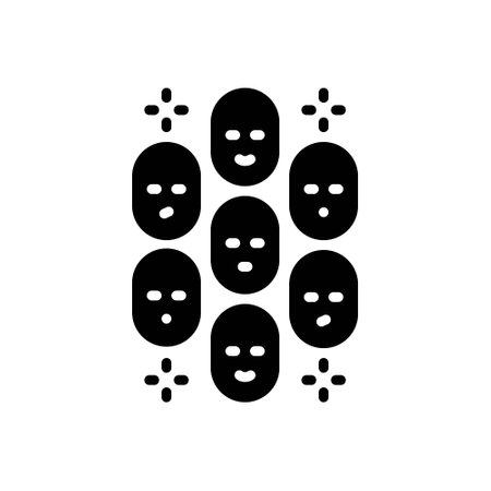 Icon for multi,face,humanのイラスト素材