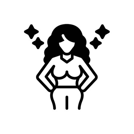 Icon for actress,actorのイラスト素材