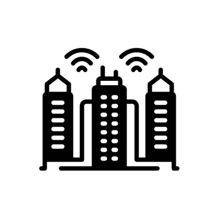 Icon for smart,cityのイラスト素材