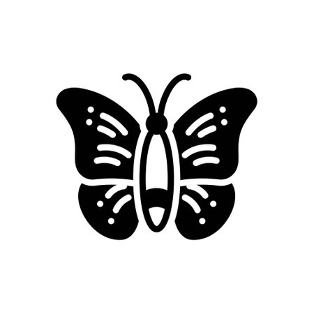 Icon for butterfly,monarchのイラスト素材
