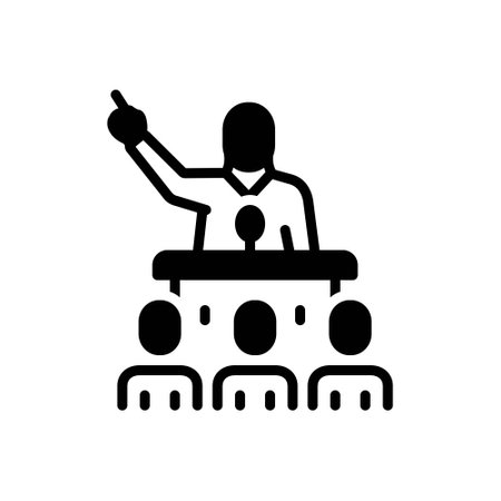 Icon for politicians,statesmanのイラスト素材