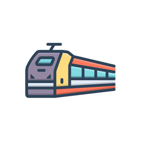 Icon for train, caravanのイラスト素材