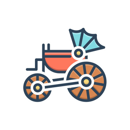 Icon for century, chariotのイラスト素材