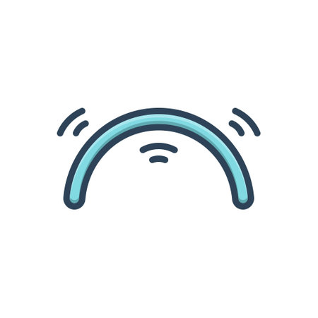 Icon for bend, turnのイラスト素材