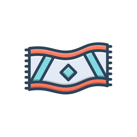 Icon for mat, pallet, mattingのイラスト素材