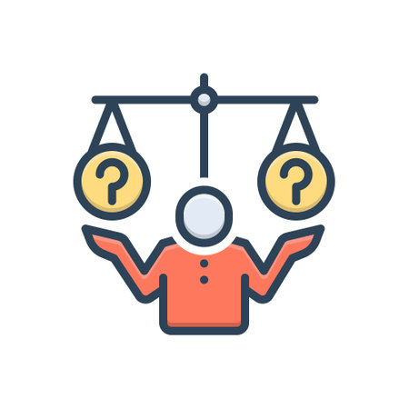 Icon for compare, measurementのイラスト素材