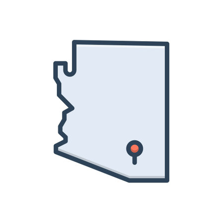 Icon for tucson,americaのイラスト素材