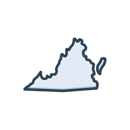 Icon for virginia,usaのイラスト素材