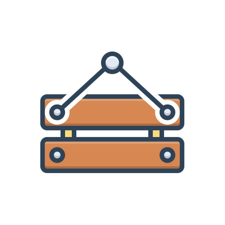 Icon for hang, drape, dangleのイラスト素材
