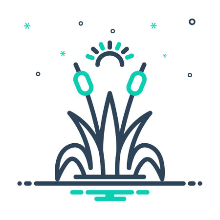 Icon for reed,sugarcaneのイラスト素材