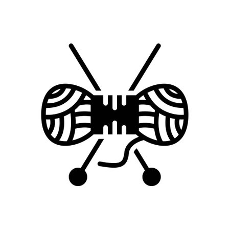 Icon for wool,wool ballのイラスト素材