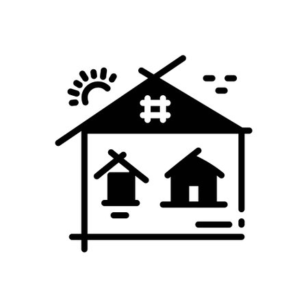 Icon for roughly,houseのイラスト素材