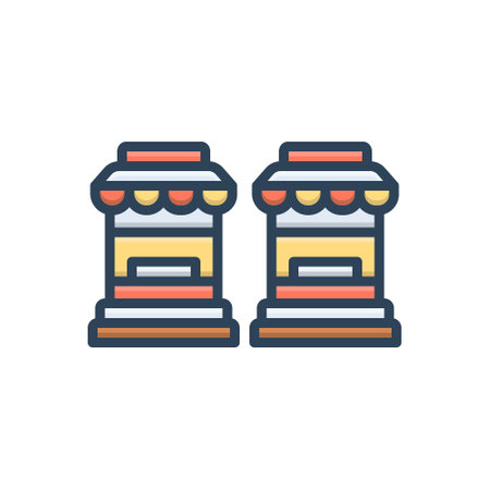 Icon for shops,storeのイラスト素材