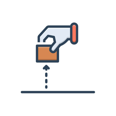 Icon for took,pickのイラスト素材
