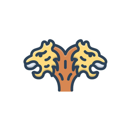 Icon for tigers,cougarのイラスト素材