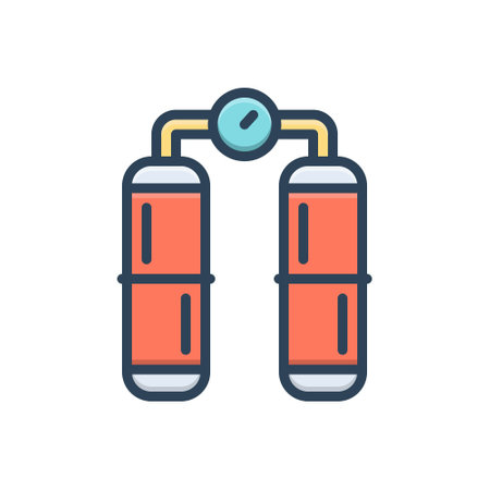 Icon for gas,cylinderのイラスト素材