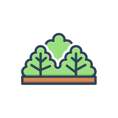 Icon for bush,shrubのイラスト素材