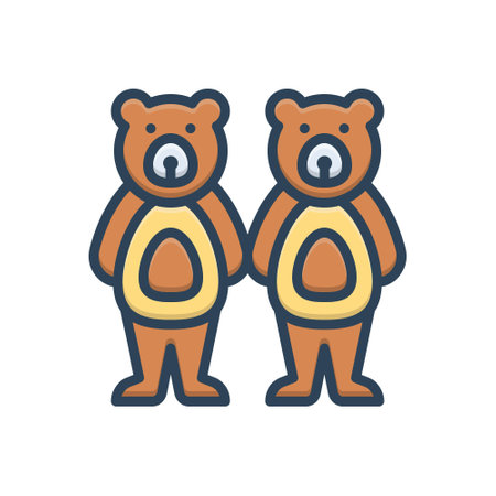 Icon for bears,teddy bearのイラスト素材