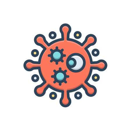 Icon for virus,infectionのイラスト素材