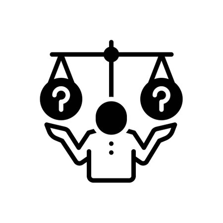 Icon for compare,measurementのイラスト素材