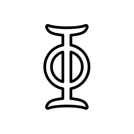 Icon for phi,greekのイラスト素材