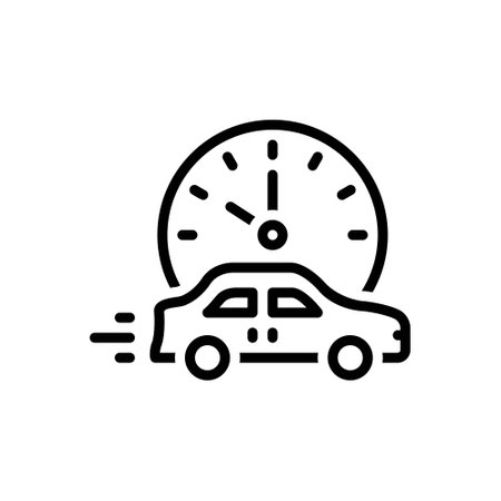 Icon for late,delayedのイラスト素材