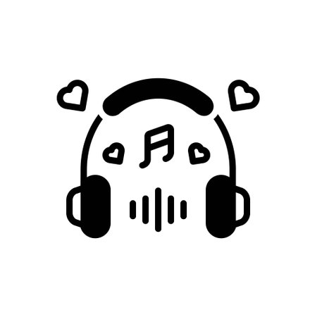 Icon for song,musicのイラスト素材