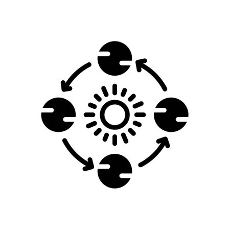 Icon for around,nearのイラスト素材