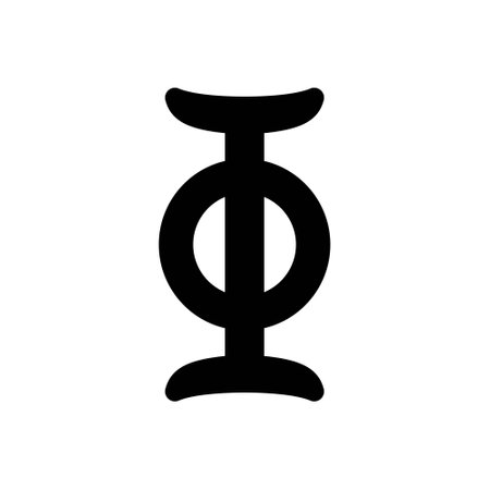 Icon for phi,greekのイラスト素材