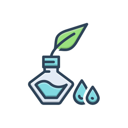 Icon for ink,inkwellのイラスト素材
