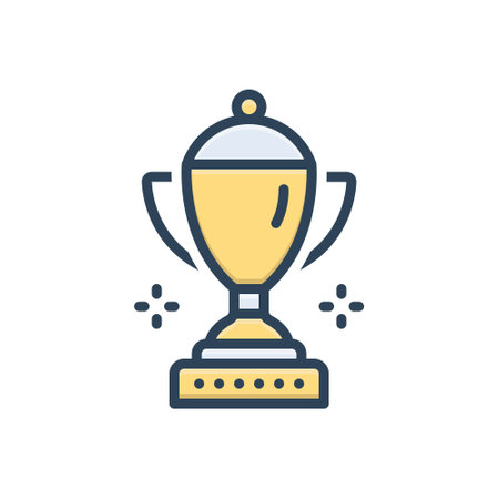 Icon for bronze,championのイラスト素材