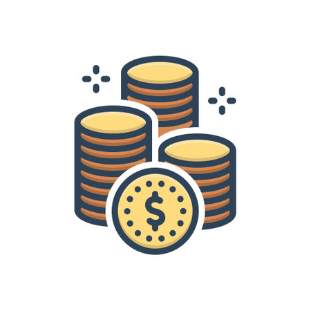Icon for coin,specieのイラスト素材