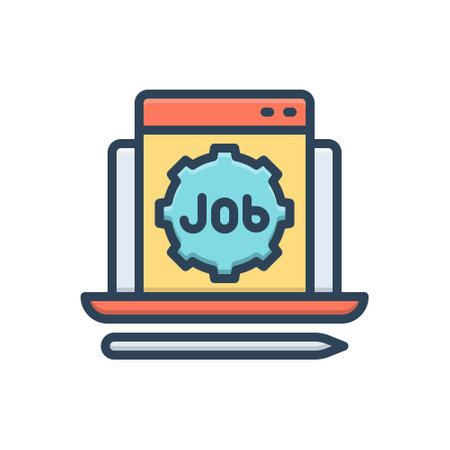 Icon for job,taskのイラスト素材