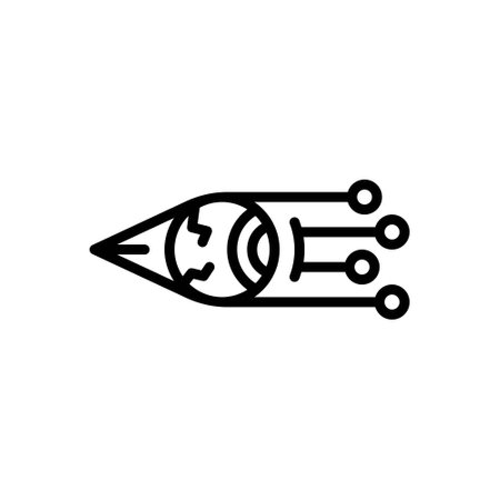 Icon for optics,fiberのイラスト素材