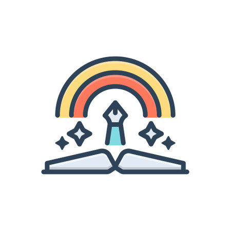 Icon for poetry,authorのイラスト素材