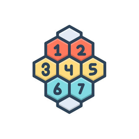 Icon for numbers,collectionのイラスト素材