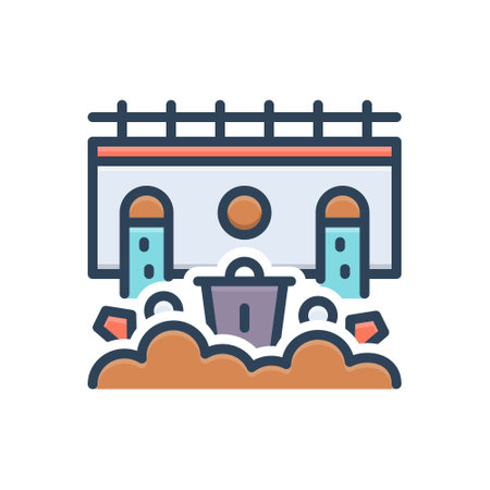 Icon for garbage,debrisのイラスト素材