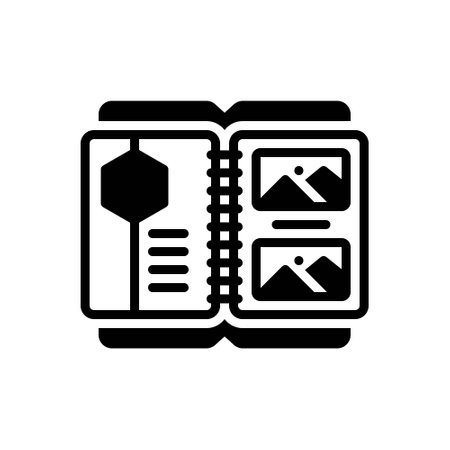 Icon for catalogs,brochureのイラスト素材