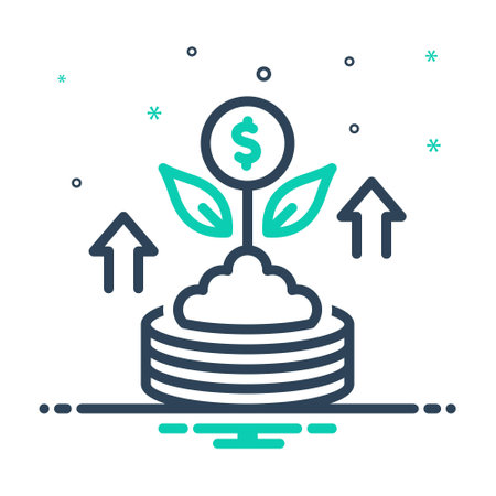 Icon for growth,developmentのイラスト素材