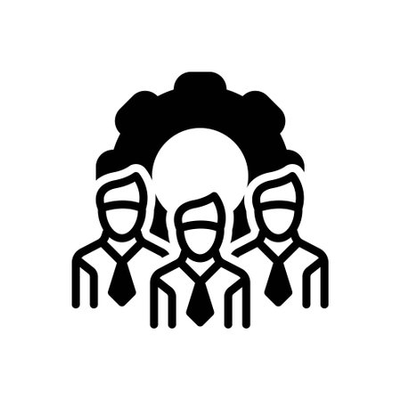 Icon for team,managementのイラスト素材