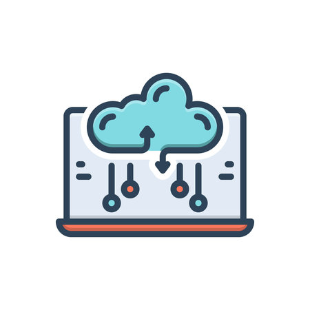 Icon for cloud computing,cloud