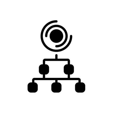 Icon for structure,hierarchicalのイラスト素材
