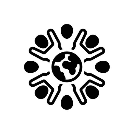 Icon for global community,globalのイラスト素材