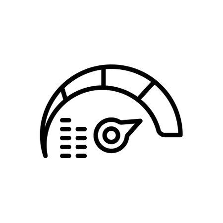 Icon for risk,speedometerのイラスト素材