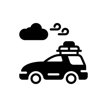 Icon for travel car,travel,carのイラスト素材